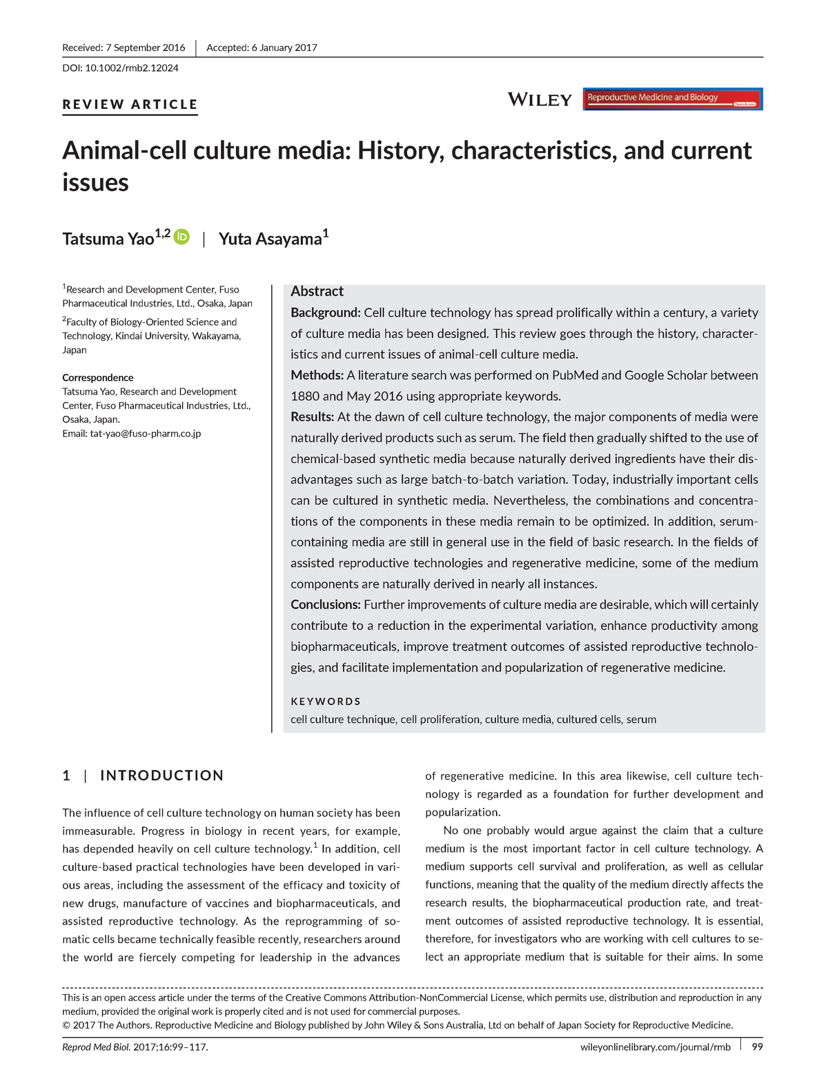 Animal Cell Culture Review Studocu