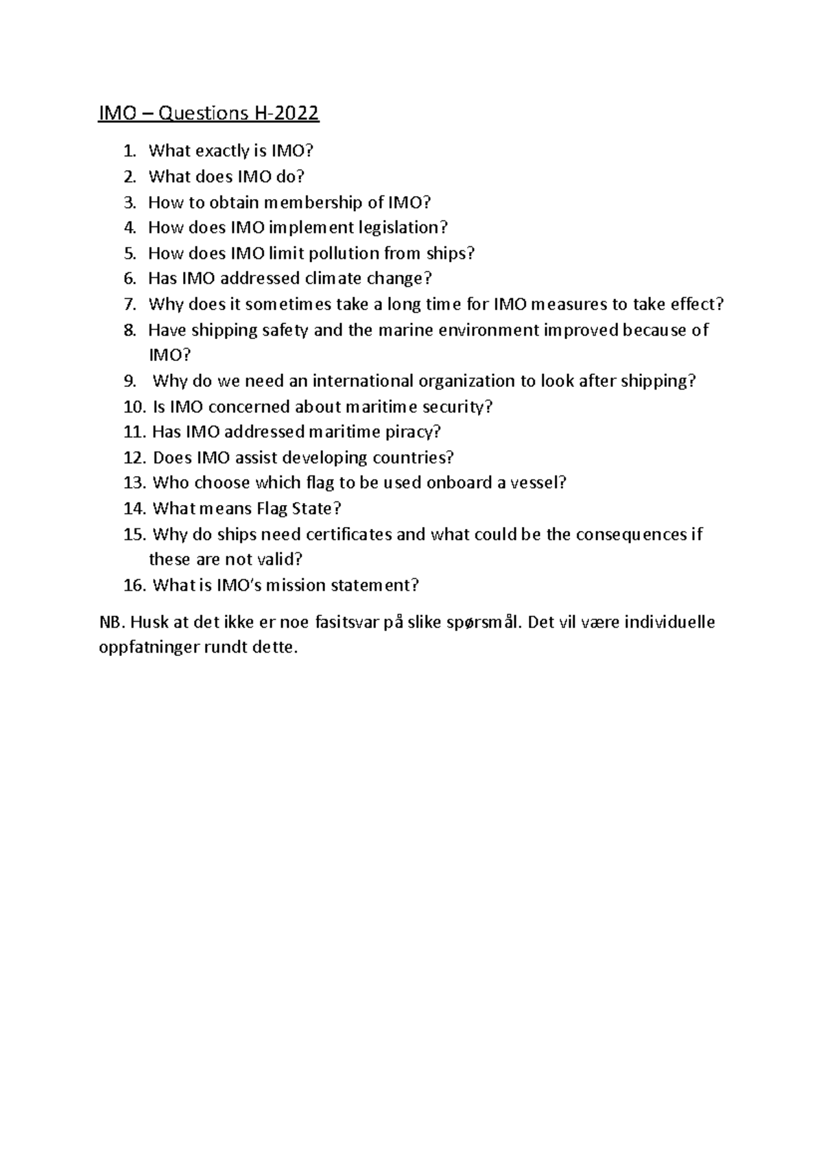 What Does The Imo Do? – Creating the IMO Dangerous Goods Form – BPCKP