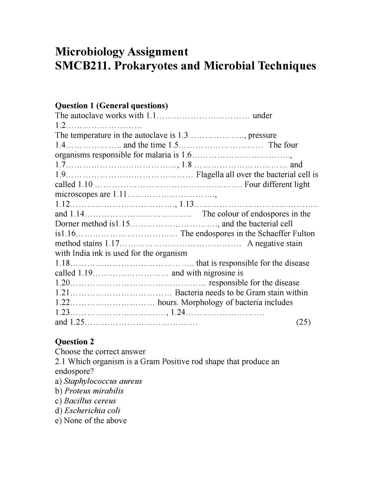 case study questions microbiology