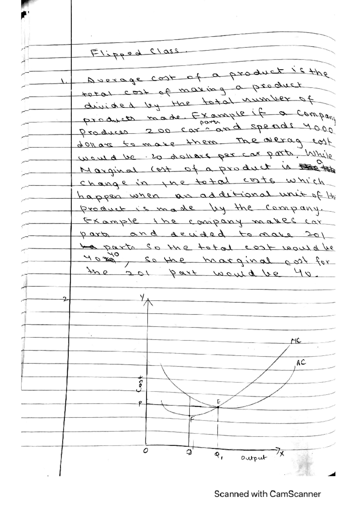 AC and MC - Average cost and marginal cost practice. - ECON 101 - Studocu