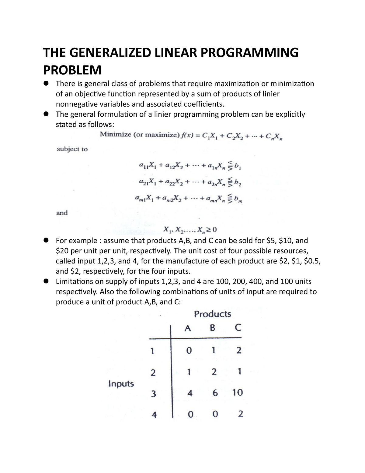 generalized assignment problem linear programming