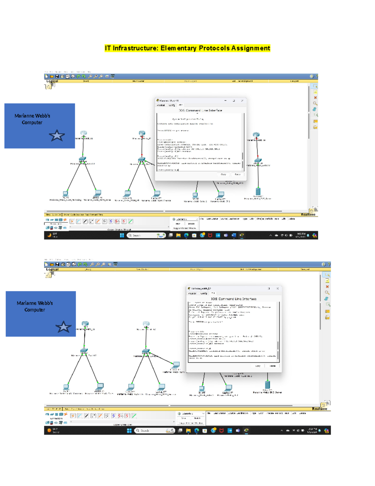 IT Infrastructure Elementary Protocol Assignment - IT Infrastructure ...