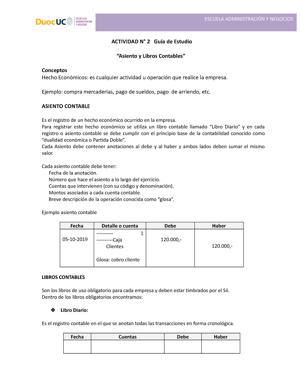 RA3 Act1 Guia Estudio Libros Contables - Contabilidad - Studocu