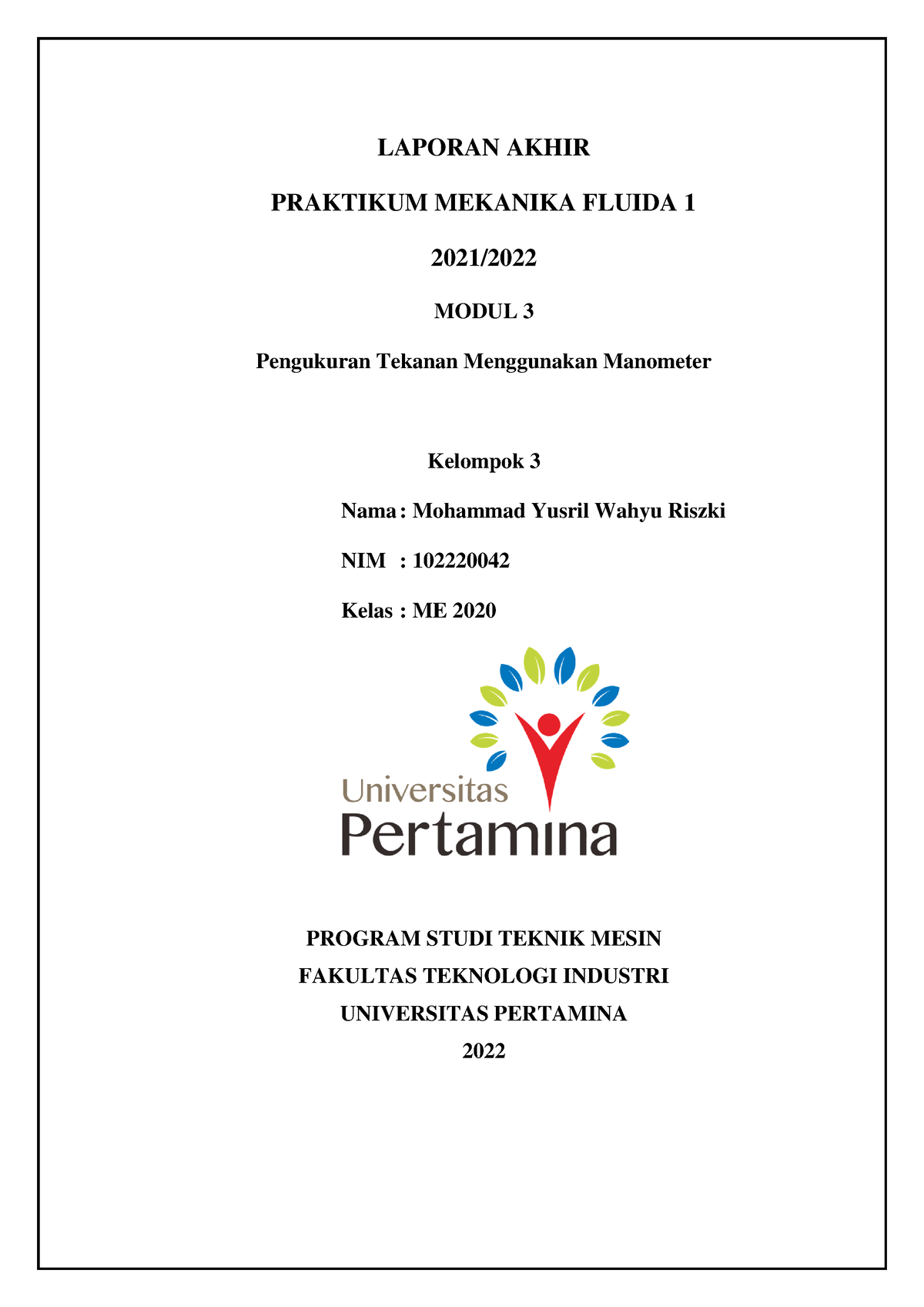 10222004 2 M03 ME03 - Laporan Praktikum - LAPORAN AKHIR PRAKTIKUM ...