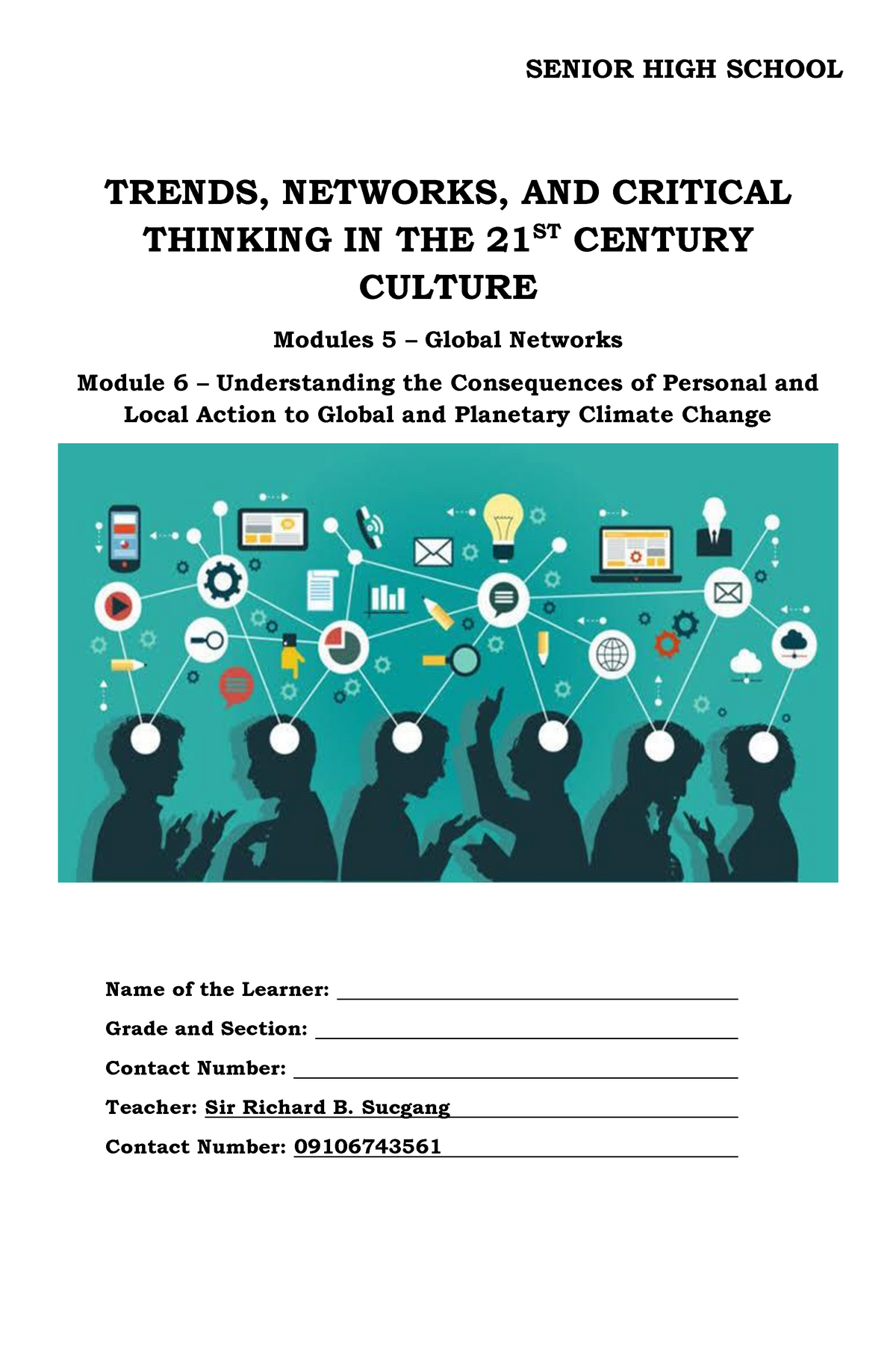 trends networks and critical thinking lesson plan