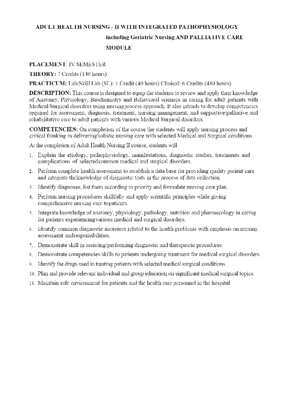 Adult Health Nursing II - ADULT HEALTH NURSING II WITH INTEGRATED ...
