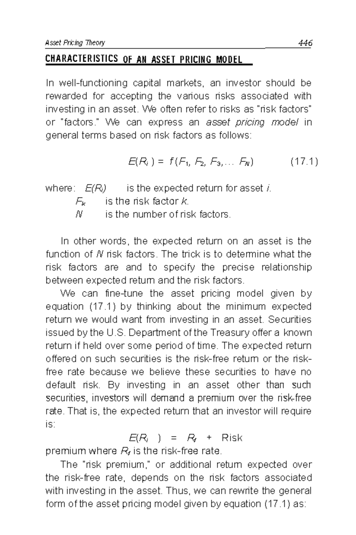 characteristics-of-an-asset-pricing-model-c-h-a-r-a-c-t-e-r-i-s-t-i-c