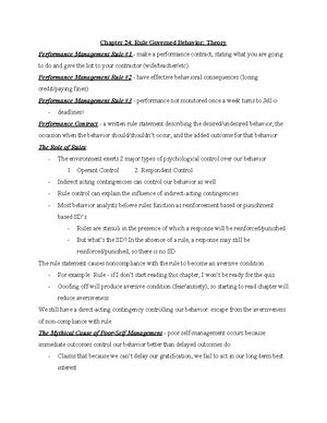 Chapter 2 Reinforcement (Positive Reinforcement) - Chapter 2 ...