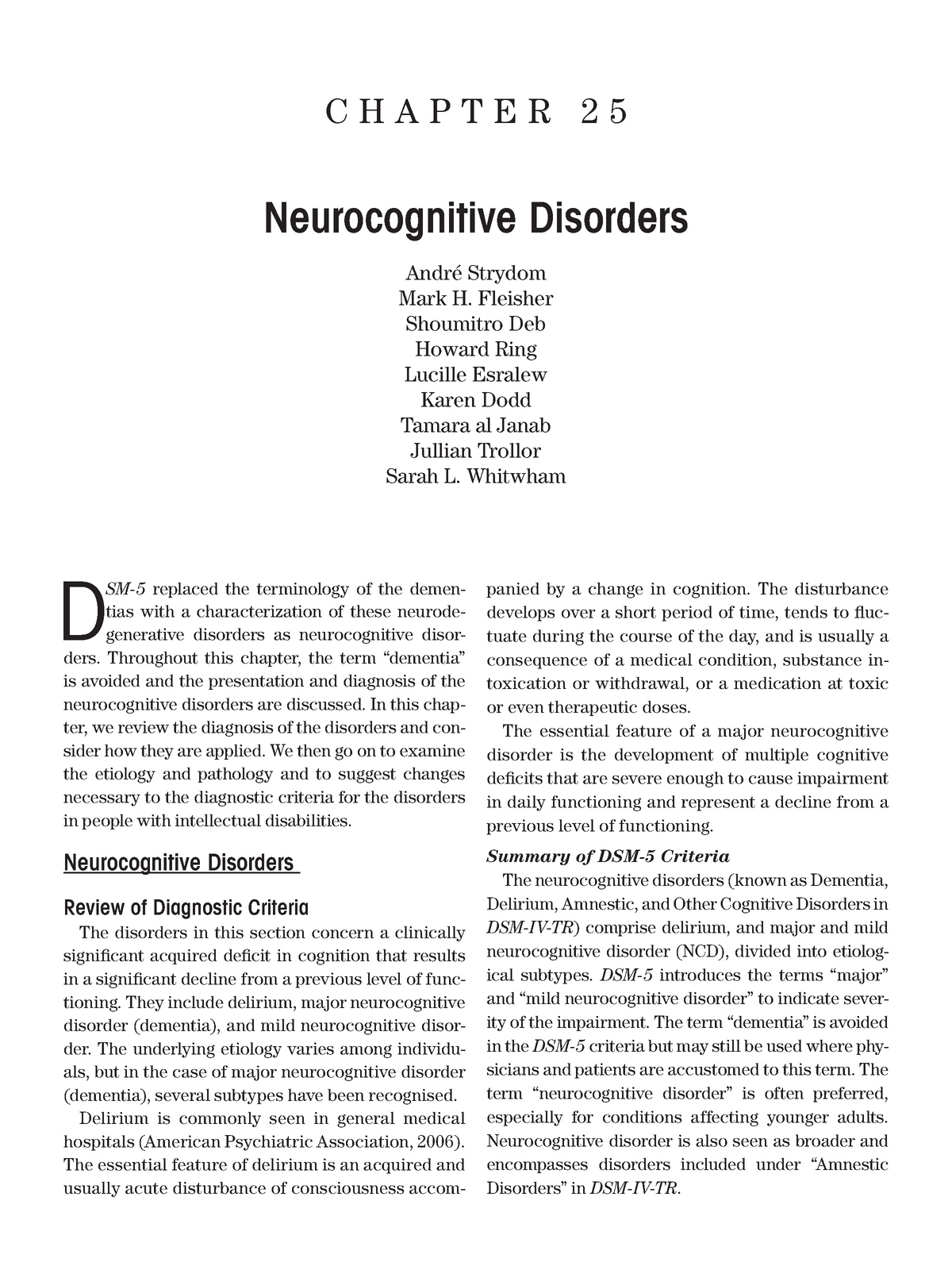 case study 2 for neurocognitive disorders alice