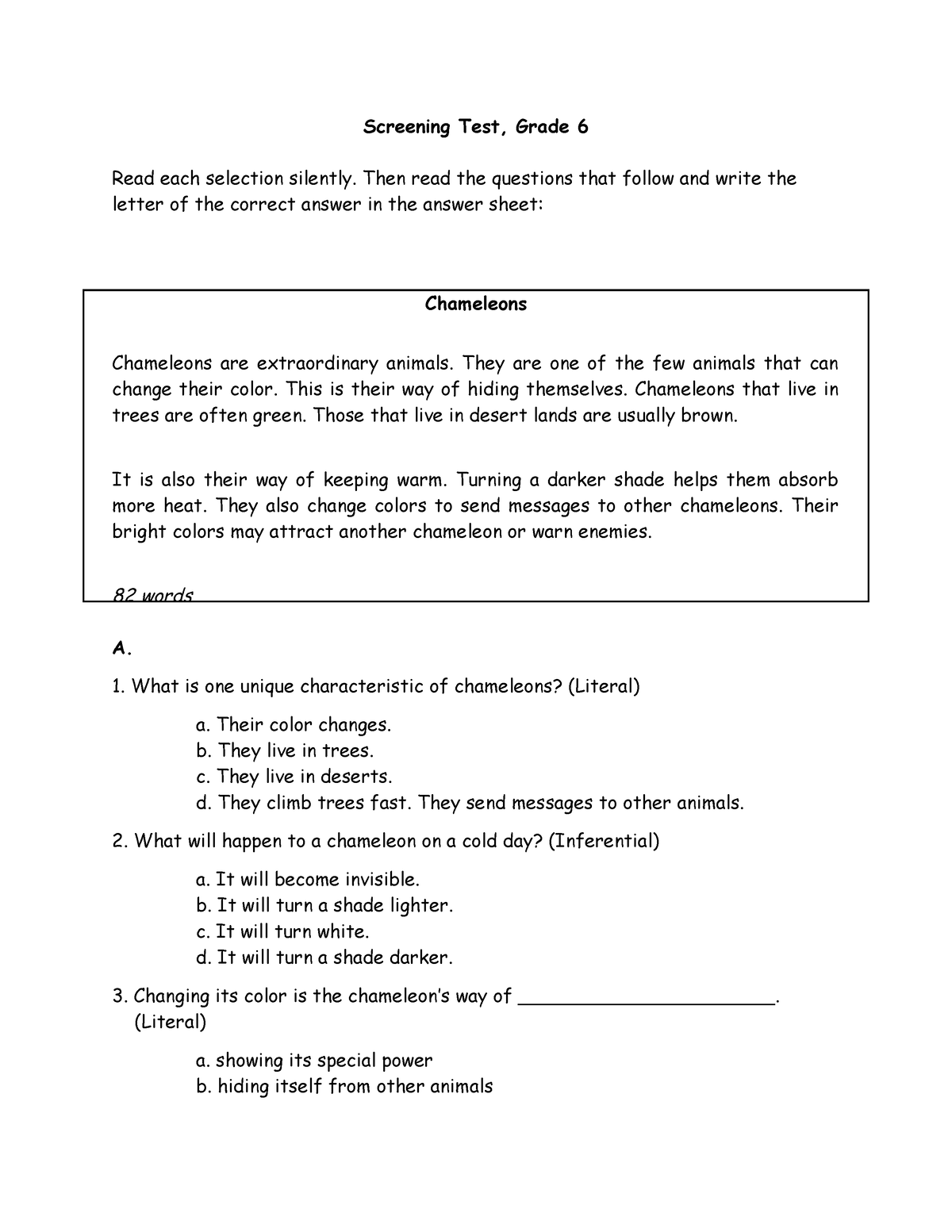 382269619-english-6-group-test-screening-test-grade-6-read-each