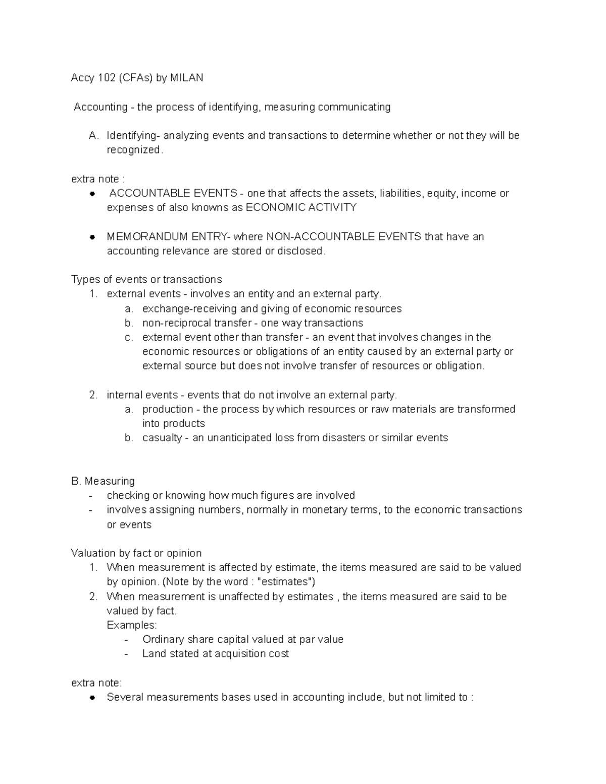Untitled document - yeah - Accy 102 (CFAs) by MILAN Accounting - the ...