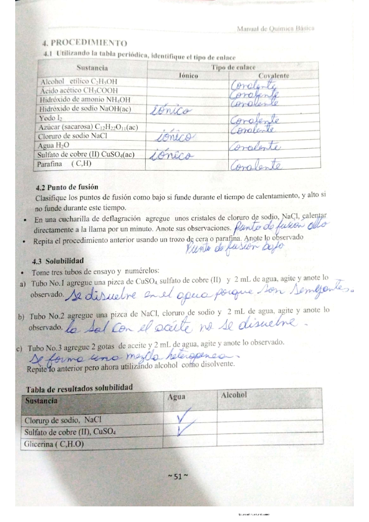 Manual de lab. Química básica, práctica 7 - LAB Química Básica - UASD - Studocu