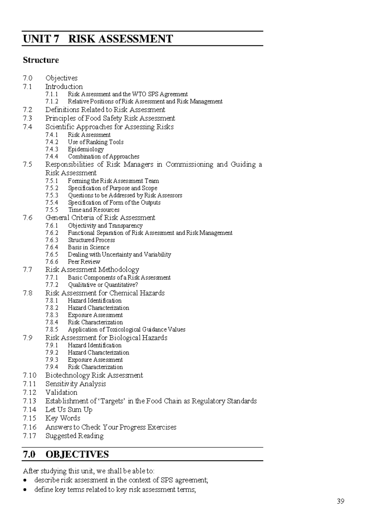 Risk assesment - Risk assessment methods - Risk Assessment UNIT 7 RISK ...