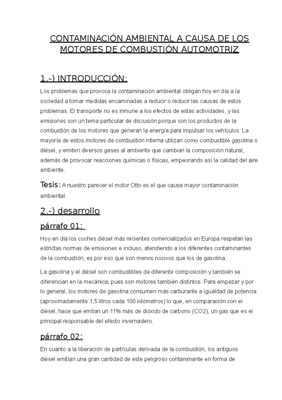 Tarea Texto Argumentativo Contaminación Ambiental ContaminaciÓn Ambiental A Causa De Los 6080