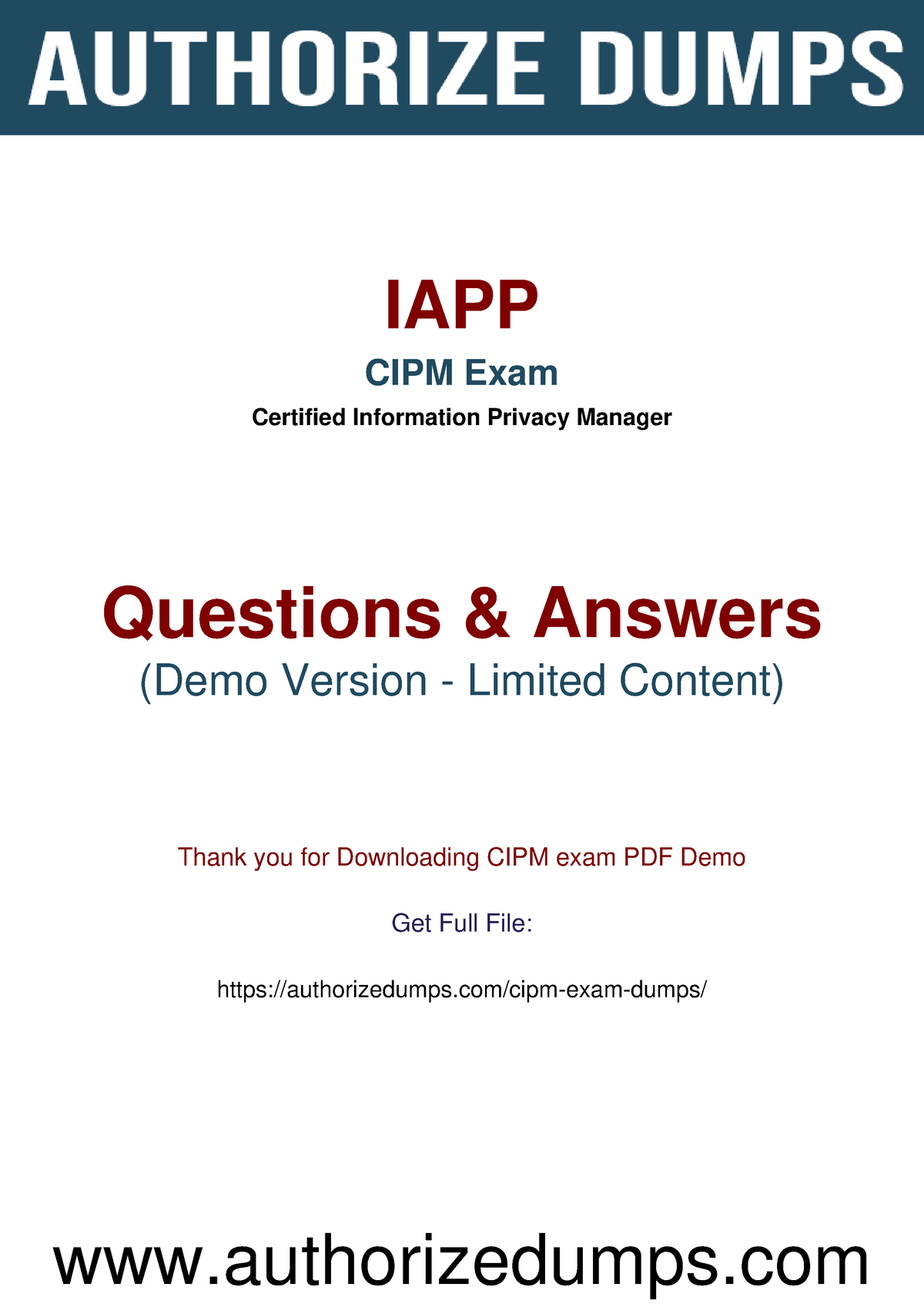 CIPM Test Book