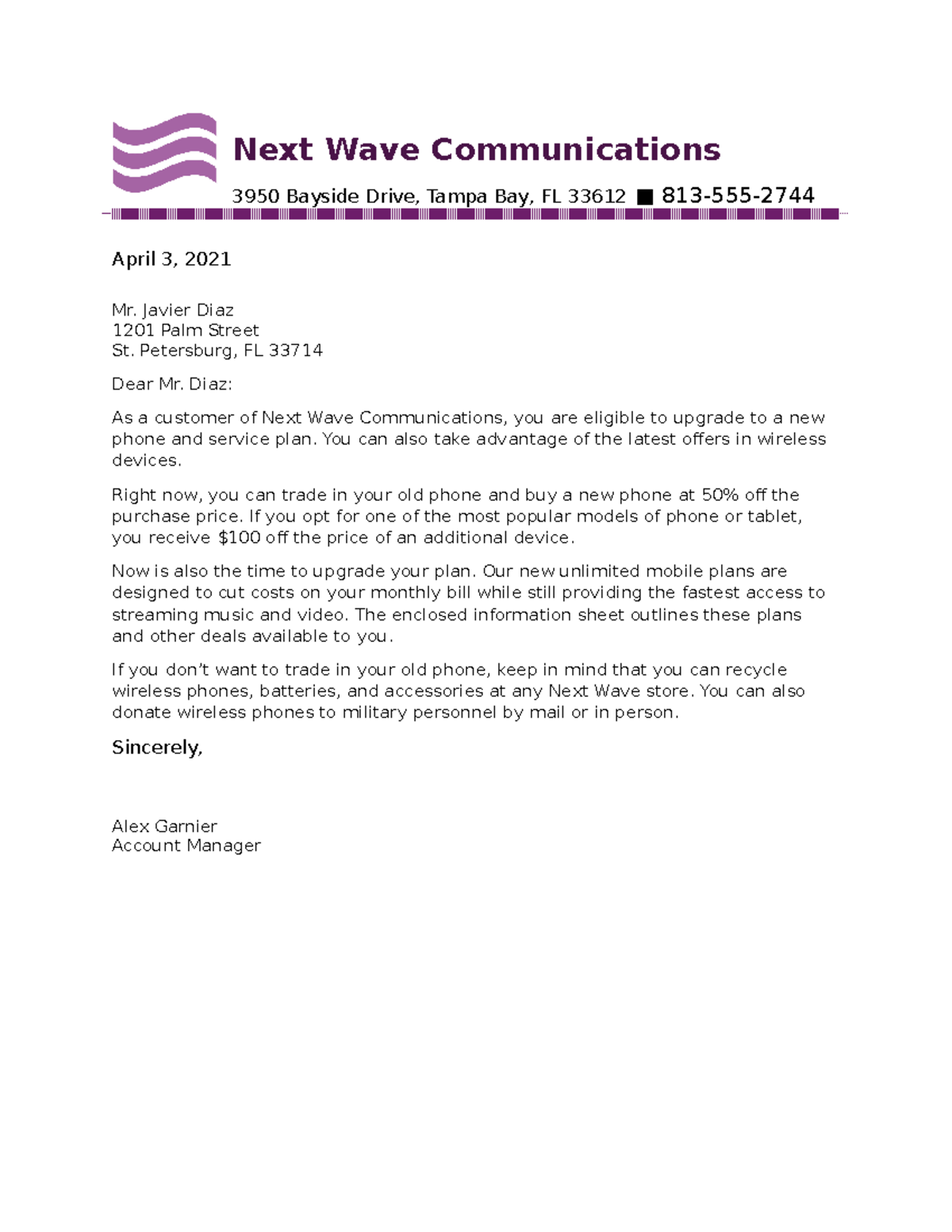 Next Wave Communications Tamar Burjaliani - Next Wave Communications ...