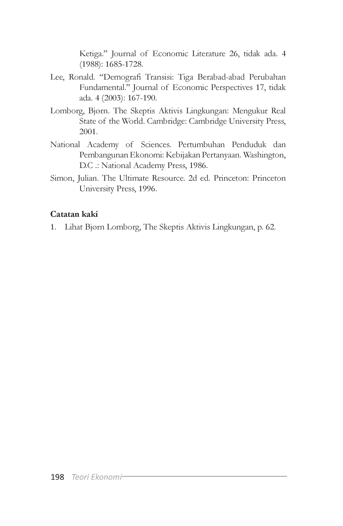 BUKU- Teori- Ekonomi PDF-22 - Ketiga.” Journal Of Economic Literature ...