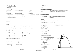 Formelblad Kurs 1 - Formelsamling - © Skolverket 2013-12- Formler Till ...