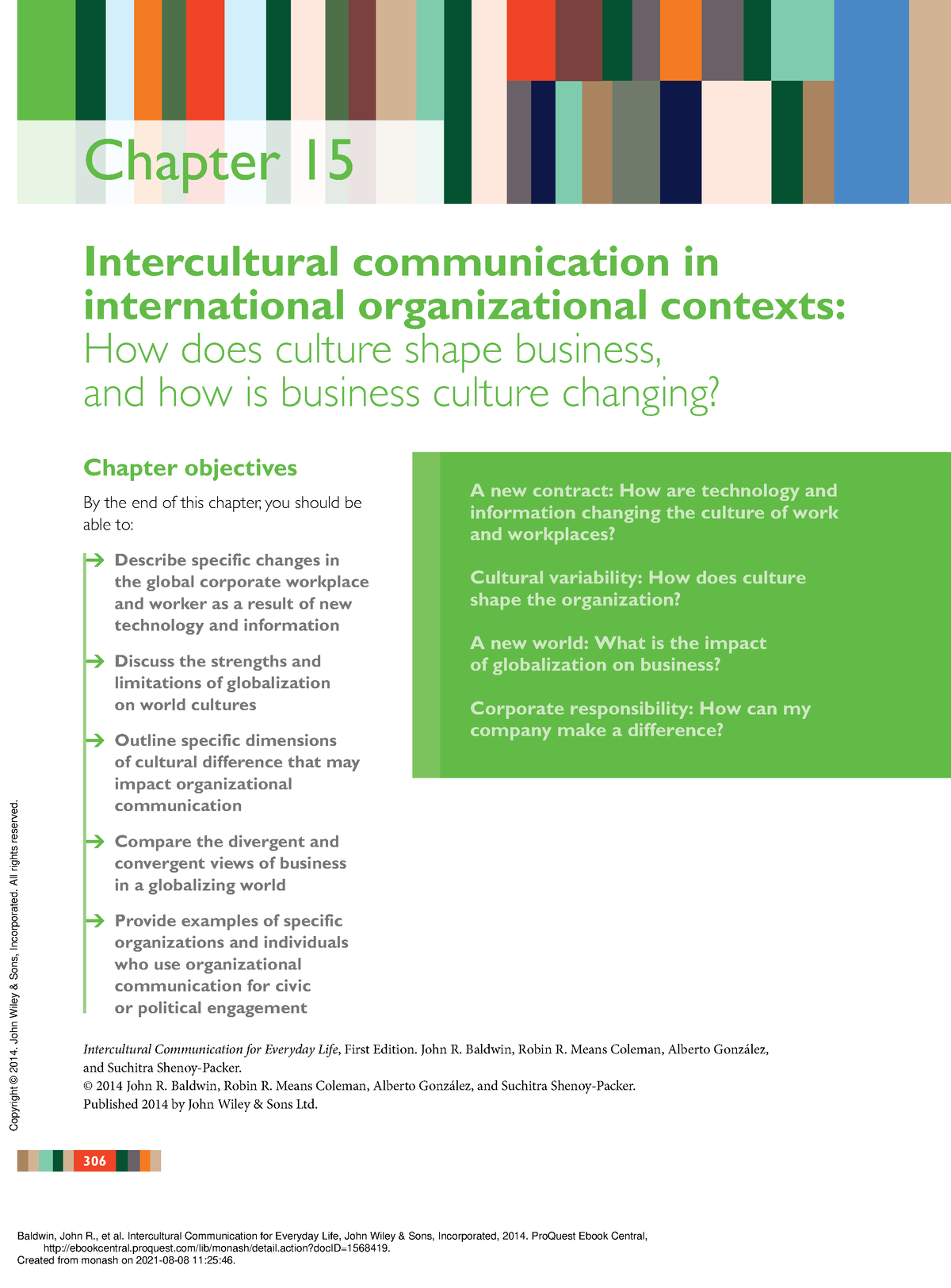 develop a case study relative to understanding intercultural communication