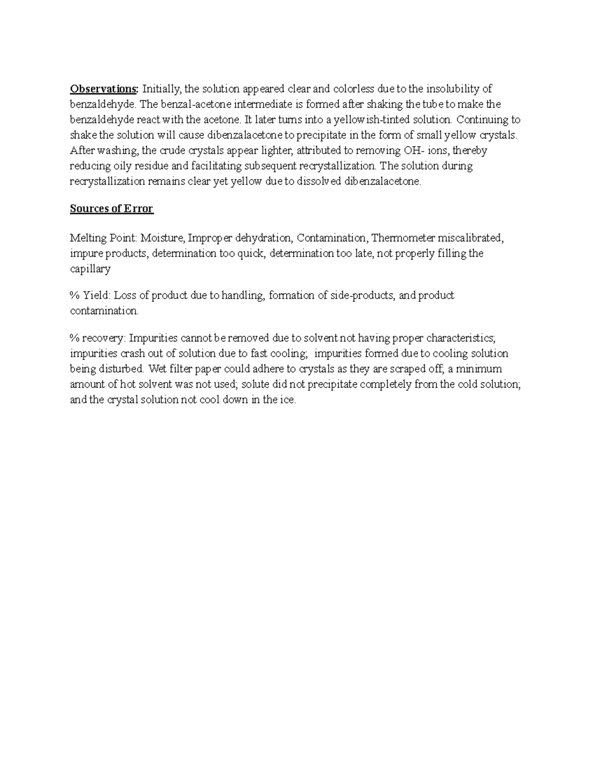 Lab 7 post lab - POST LAB - Observations: Initially, the solution ...