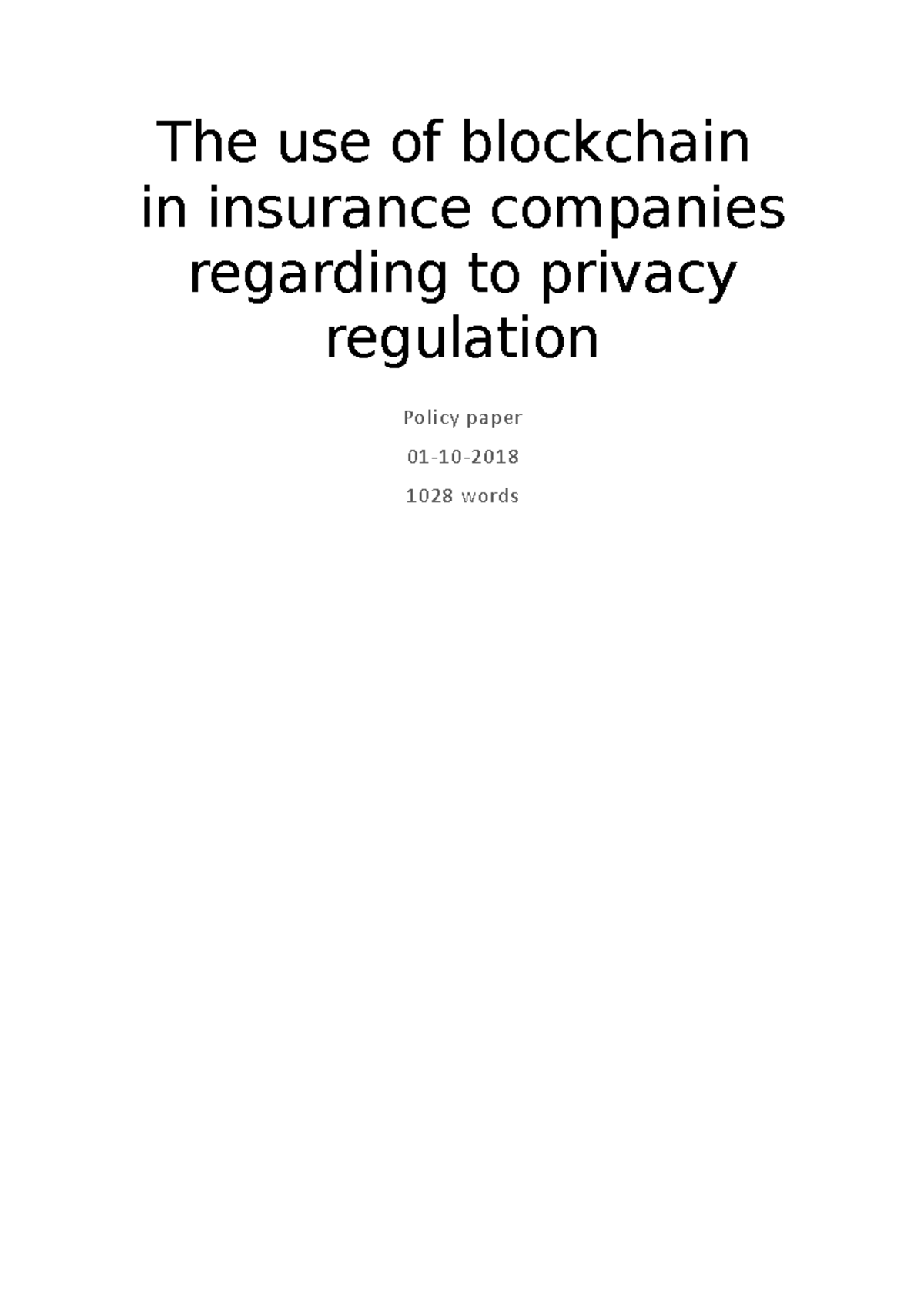 policy-paper-the-use-of-blockchain-in-insurance-companies-regarding
