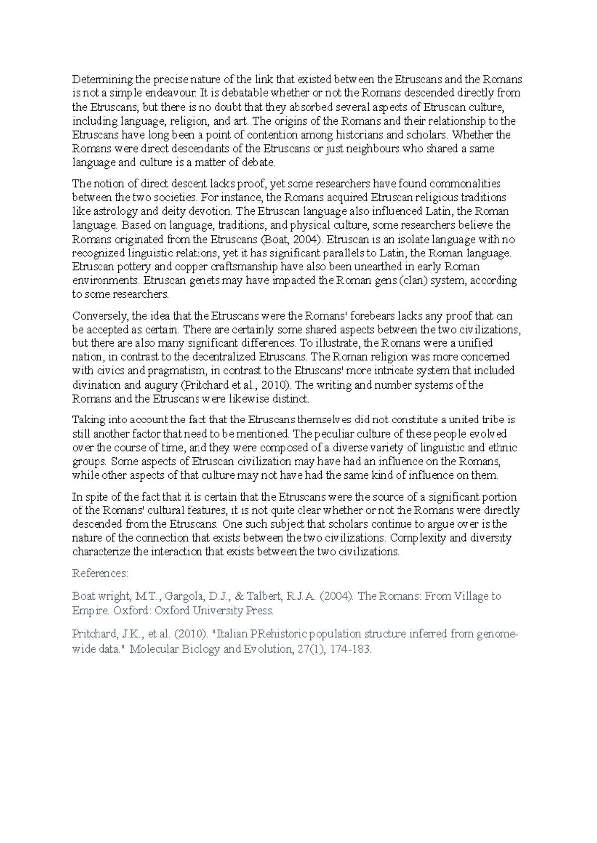 Greek and Roman Civilization - Discussion Forum Unit 4 - Determining ...