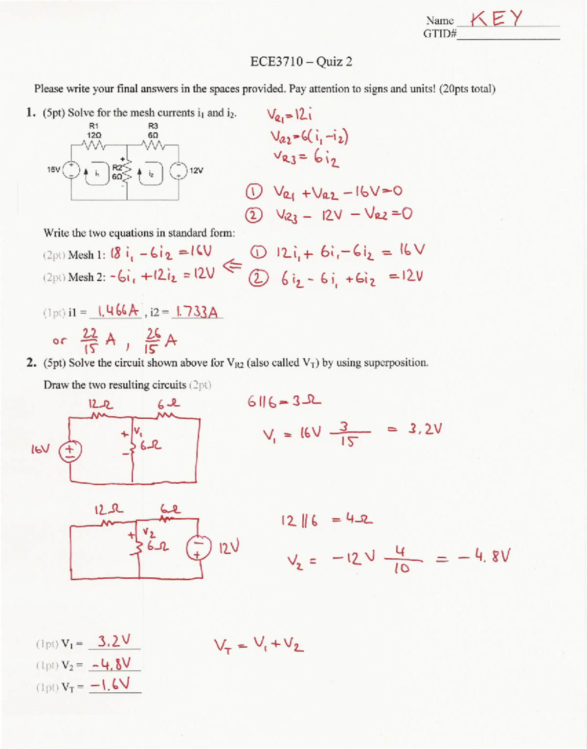 Q2 KEY - Exam Practice - ECE 3710 - Studocu