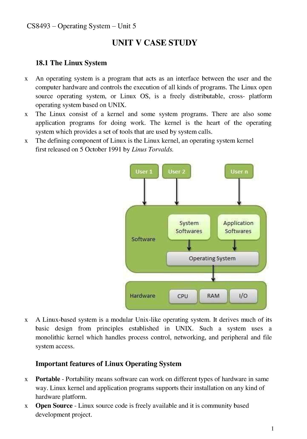 case study on linux operating system