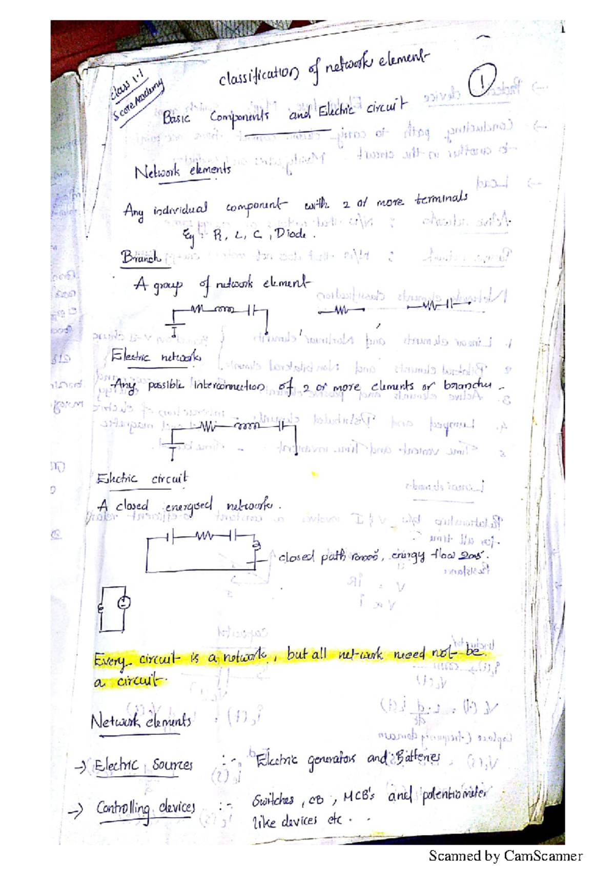 1 Sudocu Lacture Notes Basic Electrical Engineering Studocu