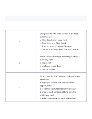 Introduction To Business Chapter 1,2,3, And 4 Flashcards Quizlet ...