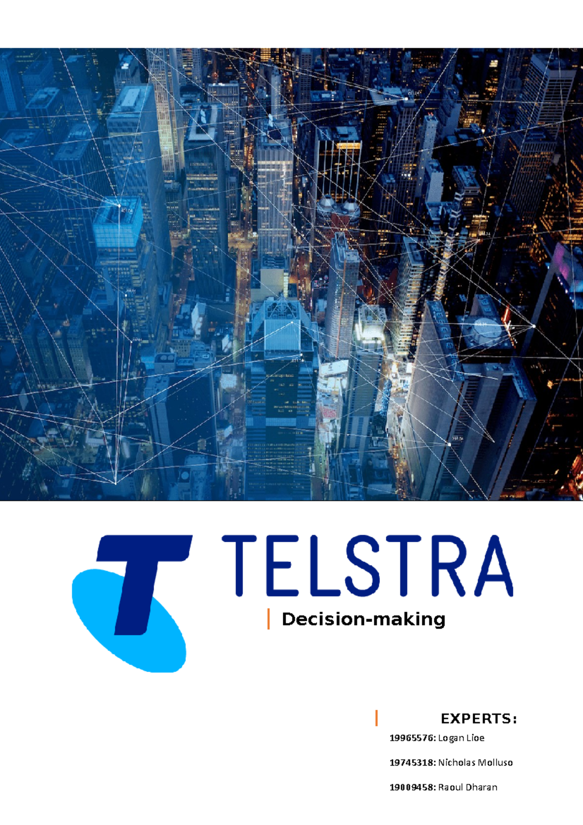 Enterprise Leadership (Telstra Report) from presentation - EXPERTS ...