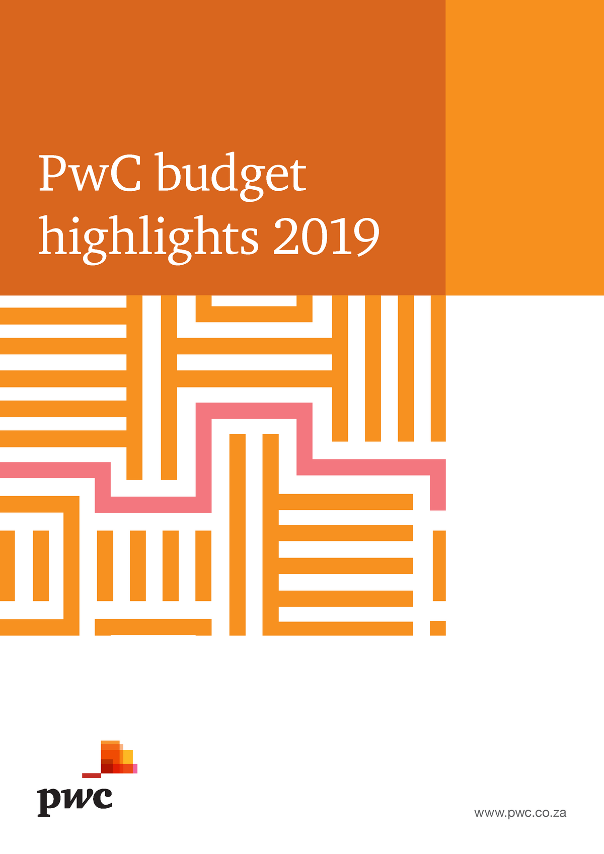 2019 budget pwc highlights pwc.co PwC budget highlights 2019 Major