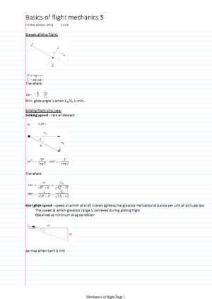 Flight mechanics 1 - Eric Rogers - Structure Wing - primary device for ...
