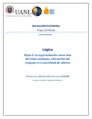 EVIDENCIA 3 Lógica - Preparatoria 16 Universidad Autónoma de Nuevo León ...