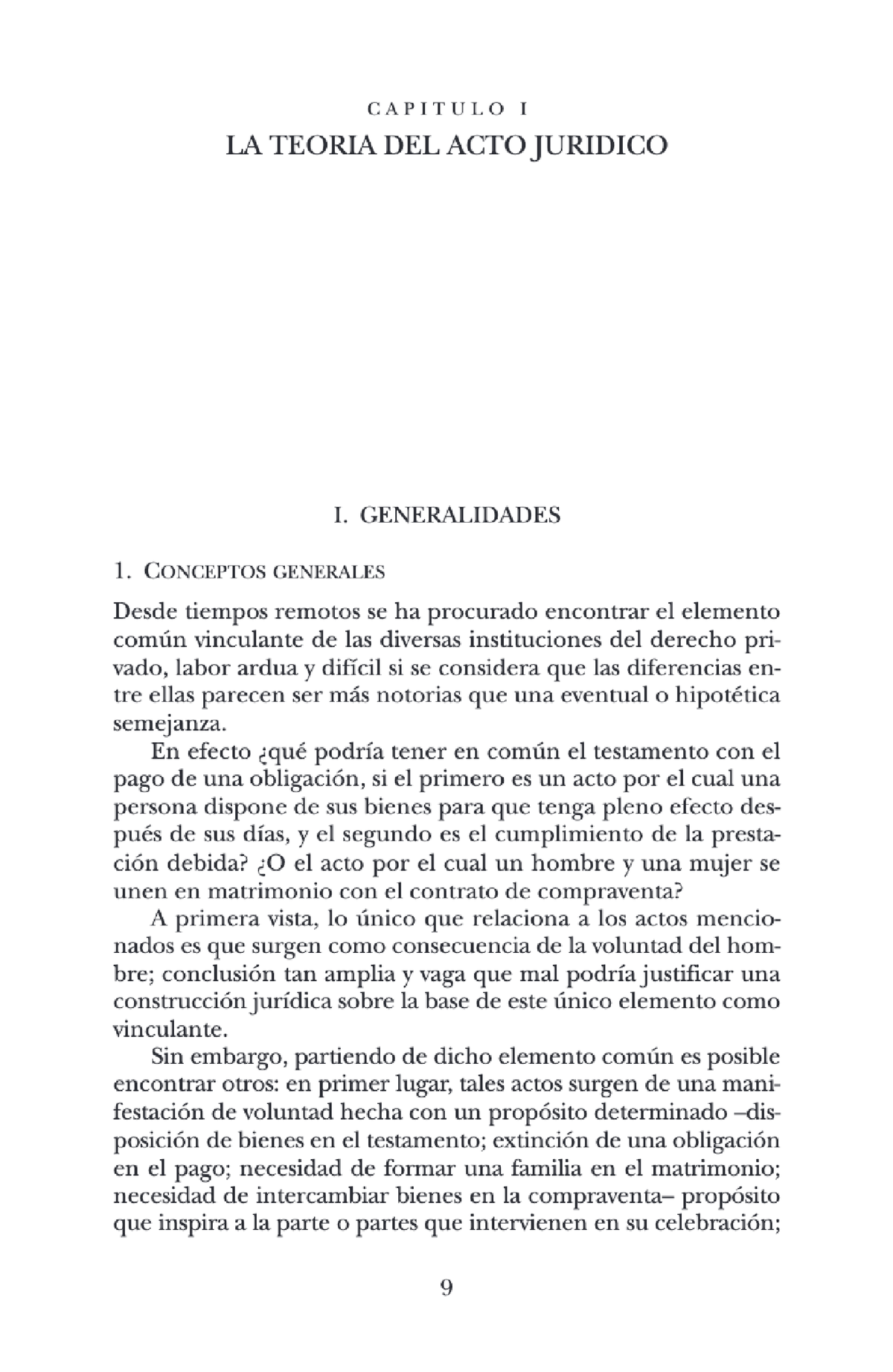 Capítulo I. La Teoría Del Acto Jurídico - CAPITULO | LA TEORIA DEL ACTO ...