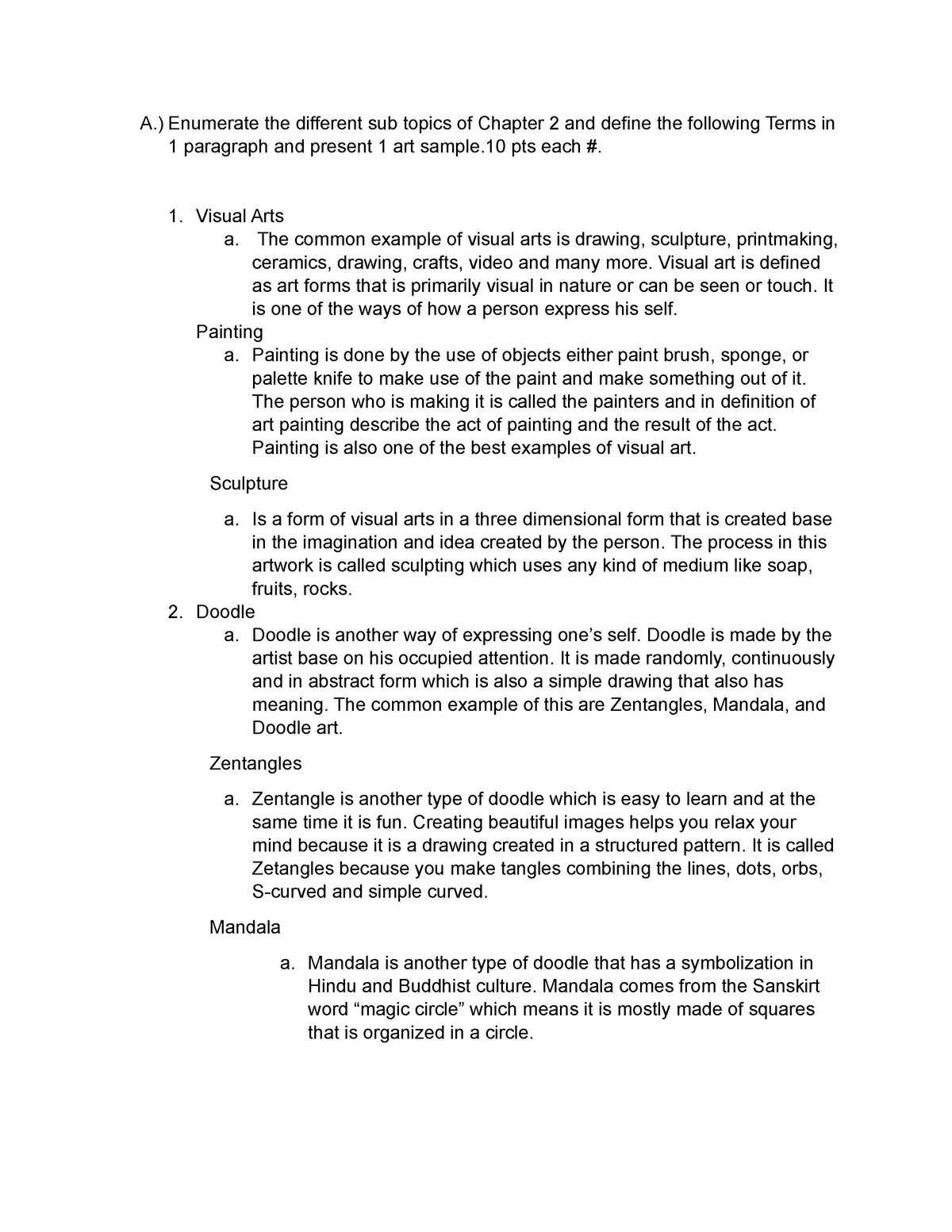 art-enumerate-the-different-sub-topics-of-chapter-2-and-define-the-following-terms-a