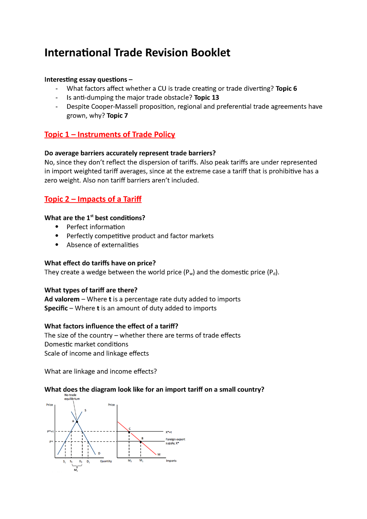 literature review of international trade