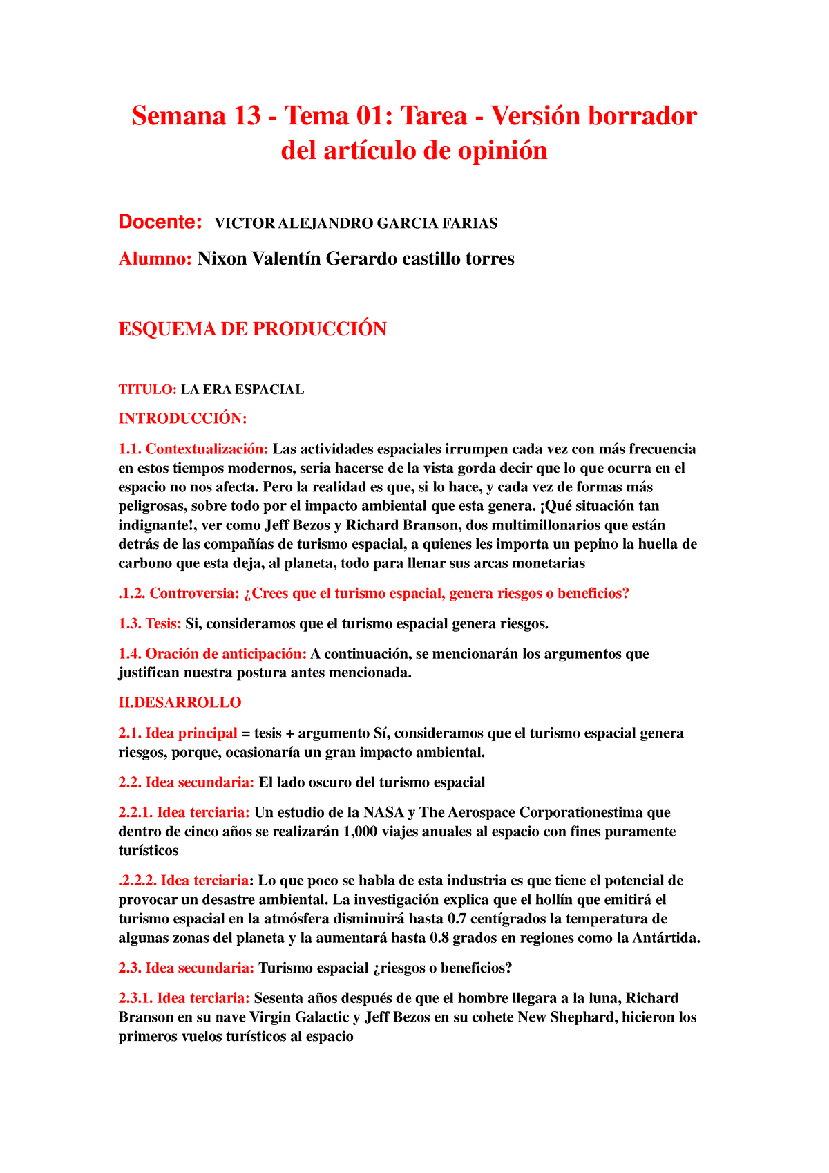 Semana 13 Comprension Y Redaccion De Textos 2 - Semana 13 - Tema 01 ...