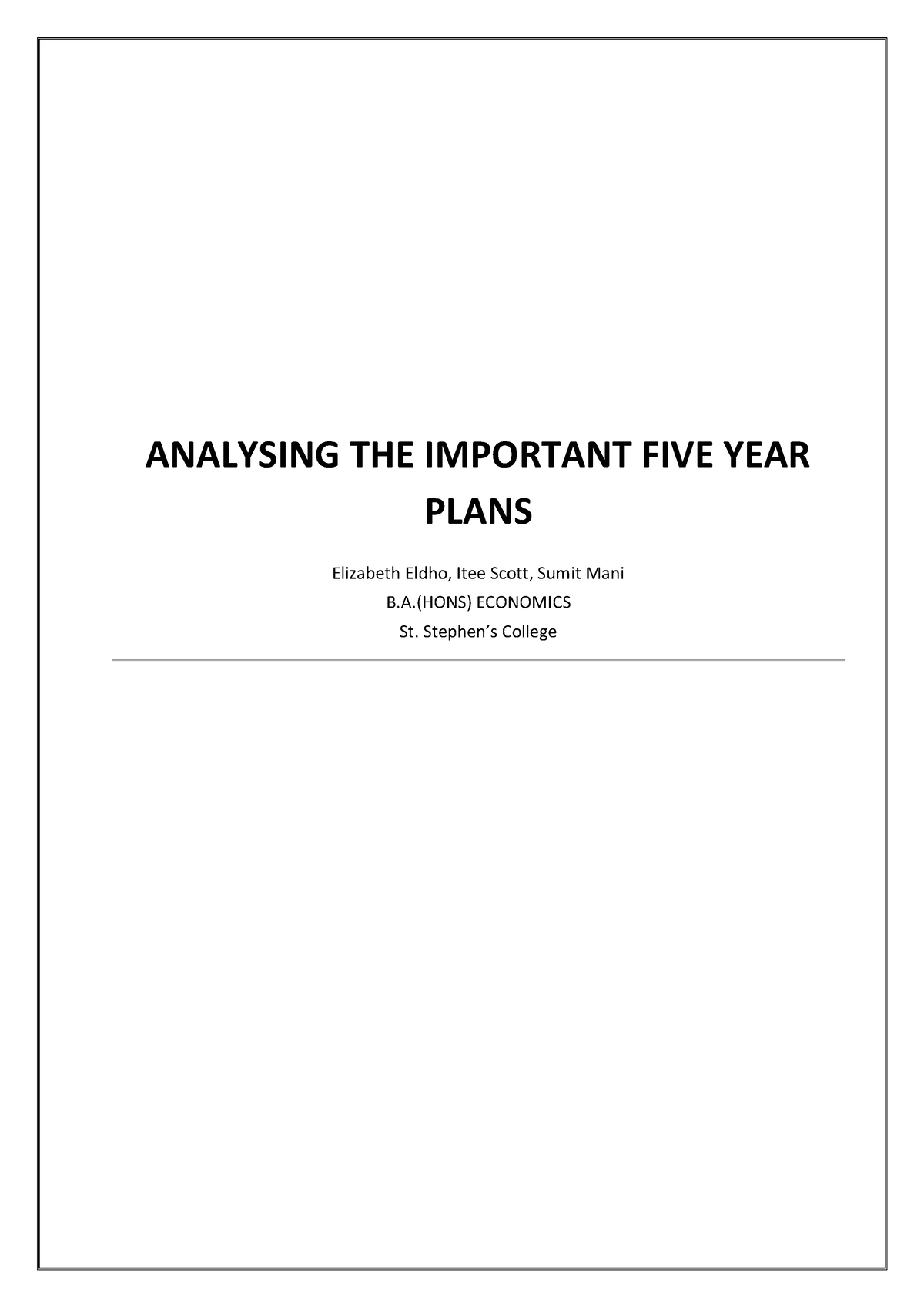 analysing-on-india-s-five-year-plans-analysing-the-important-five