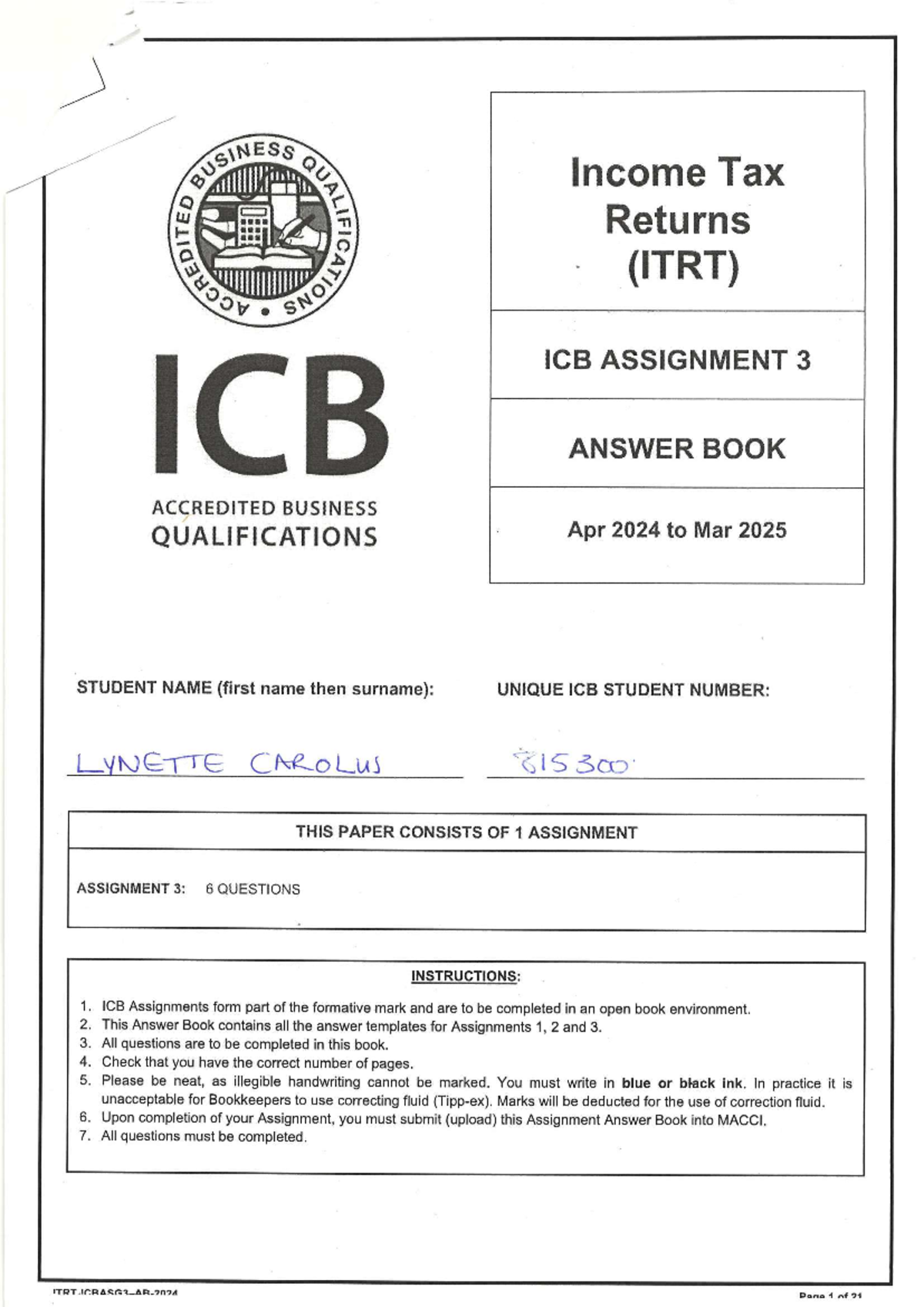 Assessment 3 Assesment 3 Studocu