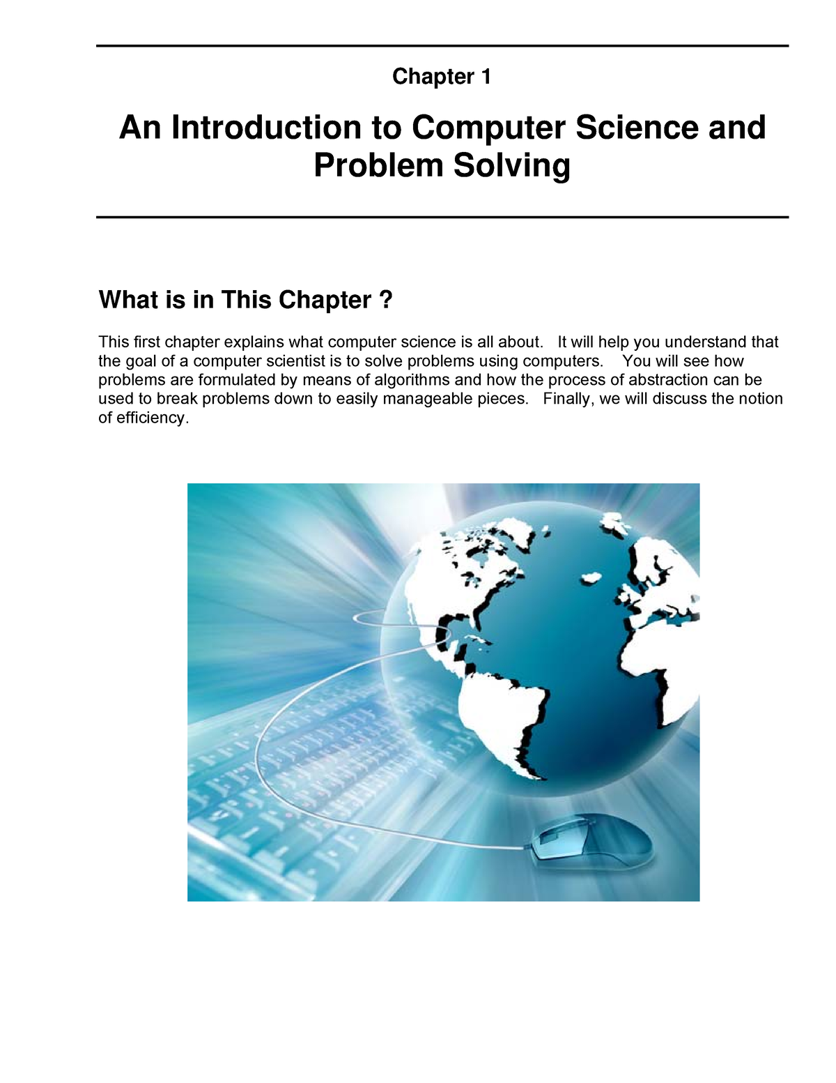 introduction to problem solving in computer science pdf