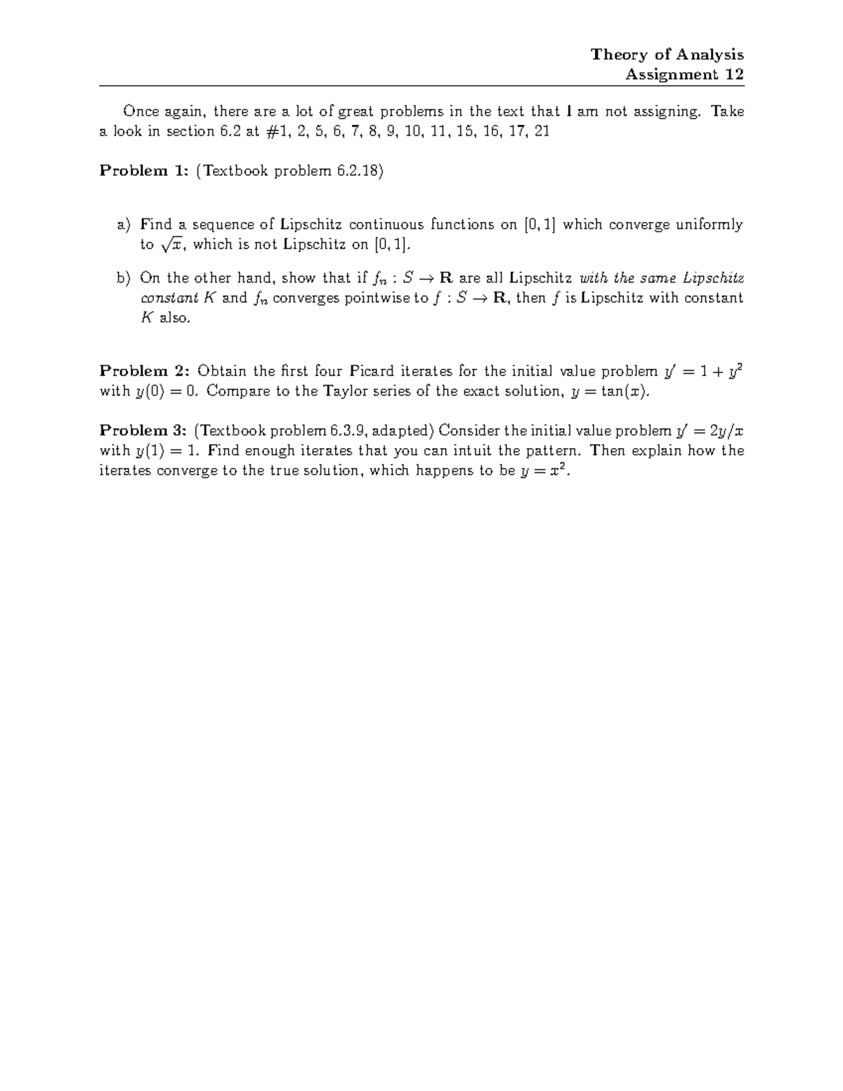 42 Homework 12 - Practice problems on current topics - Theory of ...