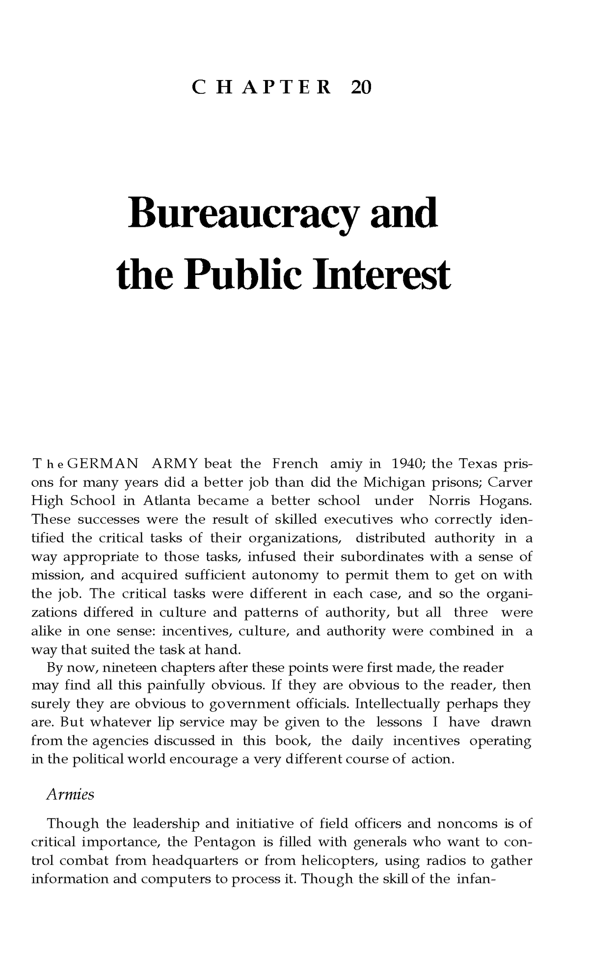 Materi Bureaucracy - C H A P T E R 20 Bureaucracy And The Public ...