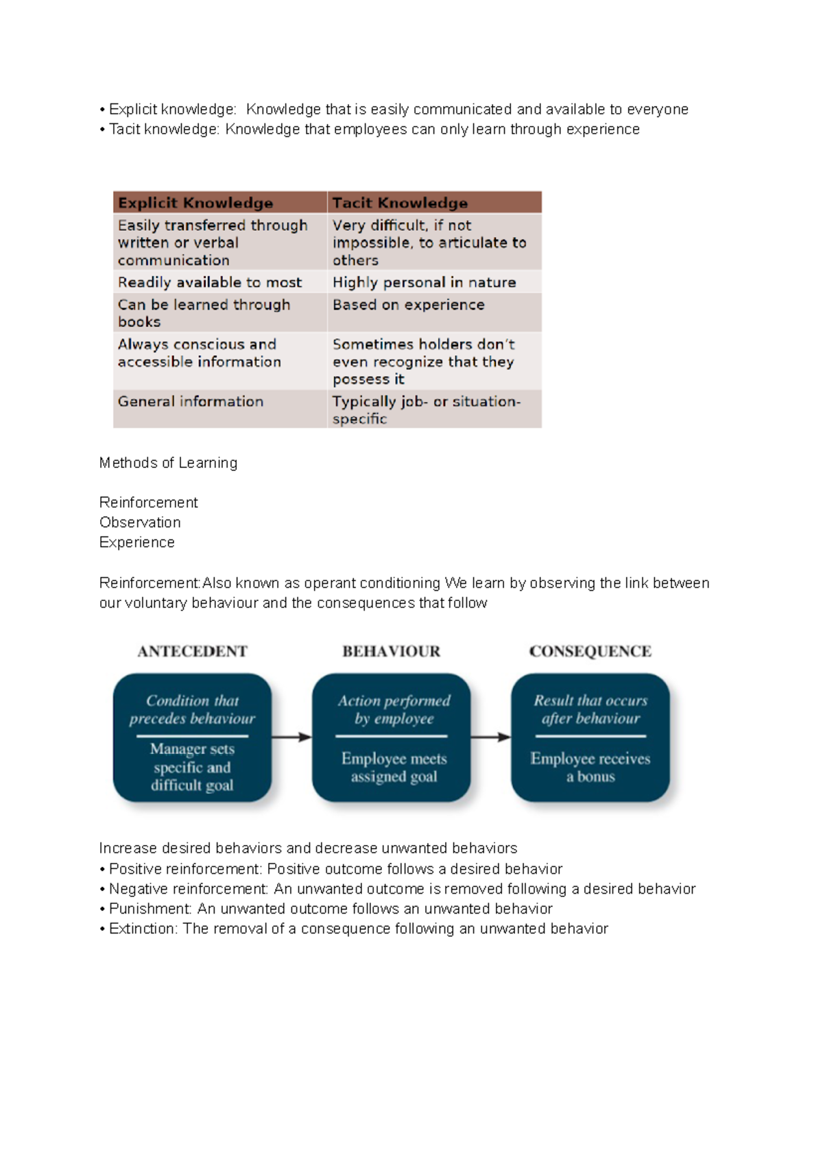 lecture notes slides - Explicit knowledge: Knowledge that is easily ...
