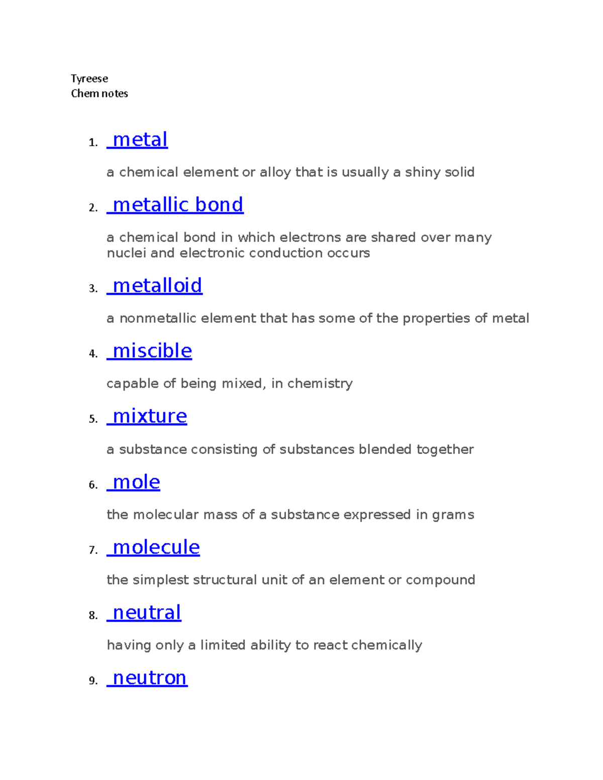 Chem 72 - good notes i have used on testt and quizzes i have done great ...