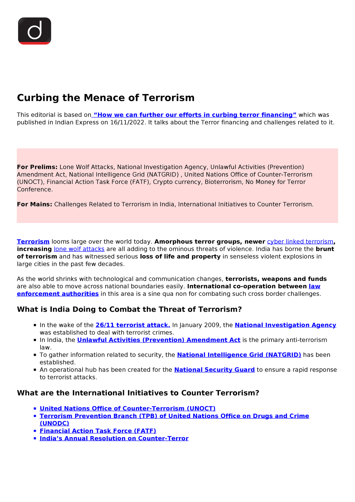 research questions on terrorism