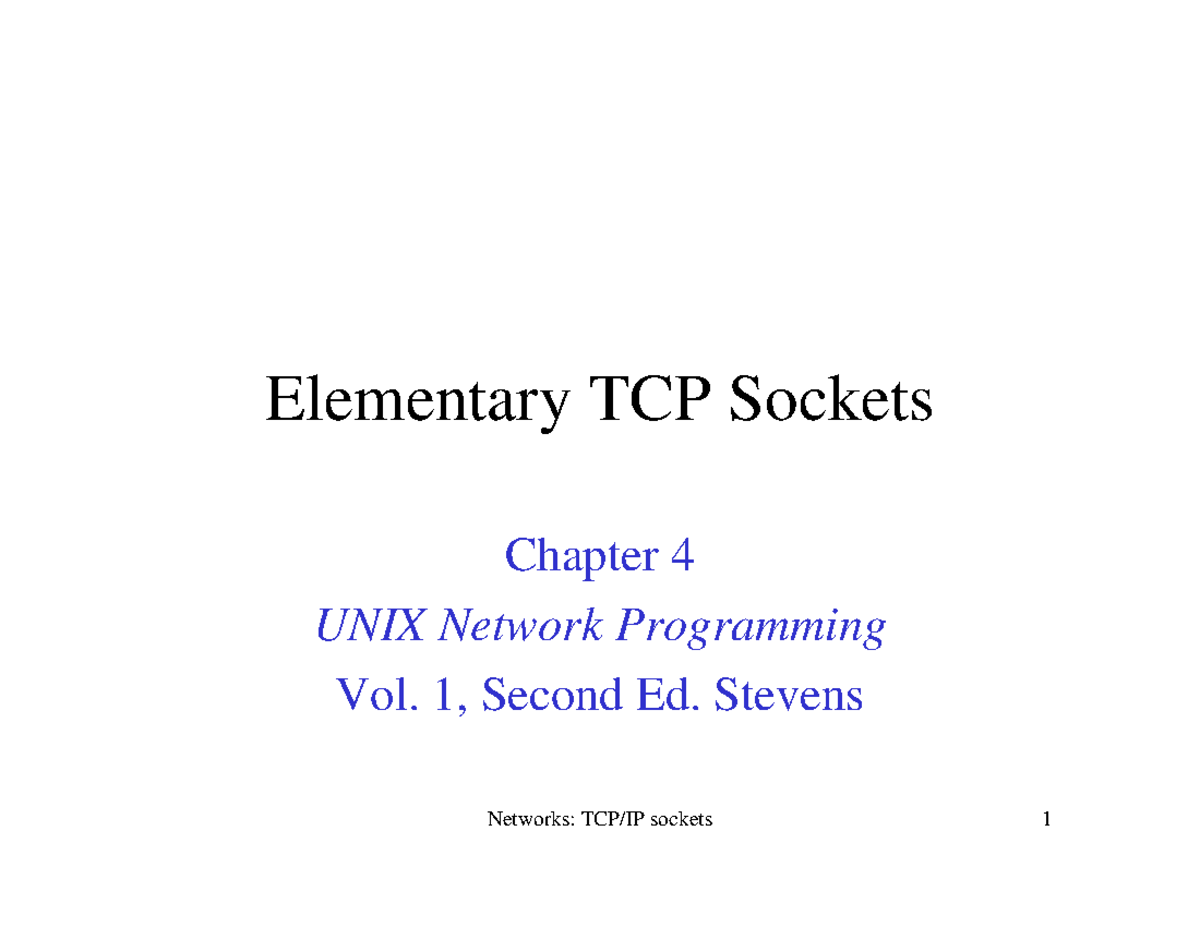 DOC20230829WA0006 sssssss Networks TCP/IP sockets Elementary TCP