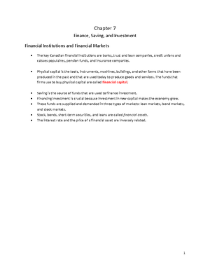 Chapter 5: Macroeconomics Notes - Chapter 5 Monitoring Jobs and ...