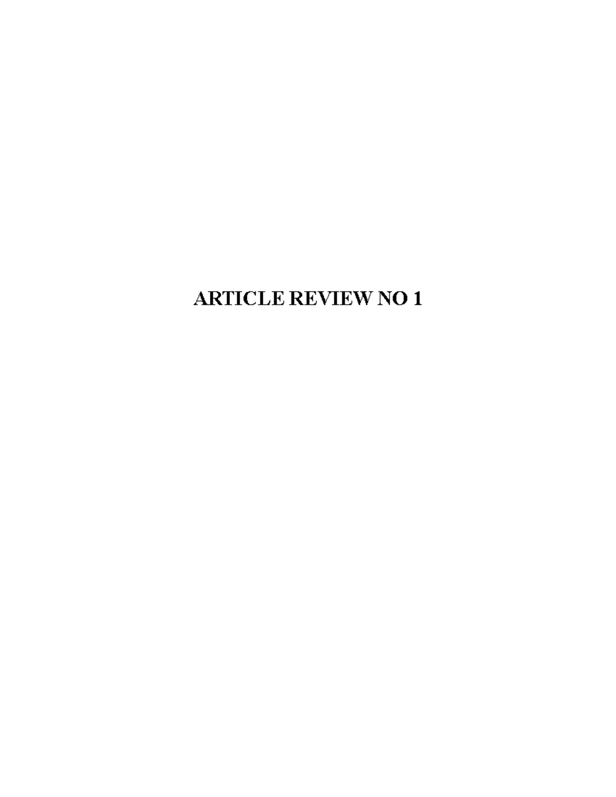 article-review-no-1-english-article-review-no-article-critique