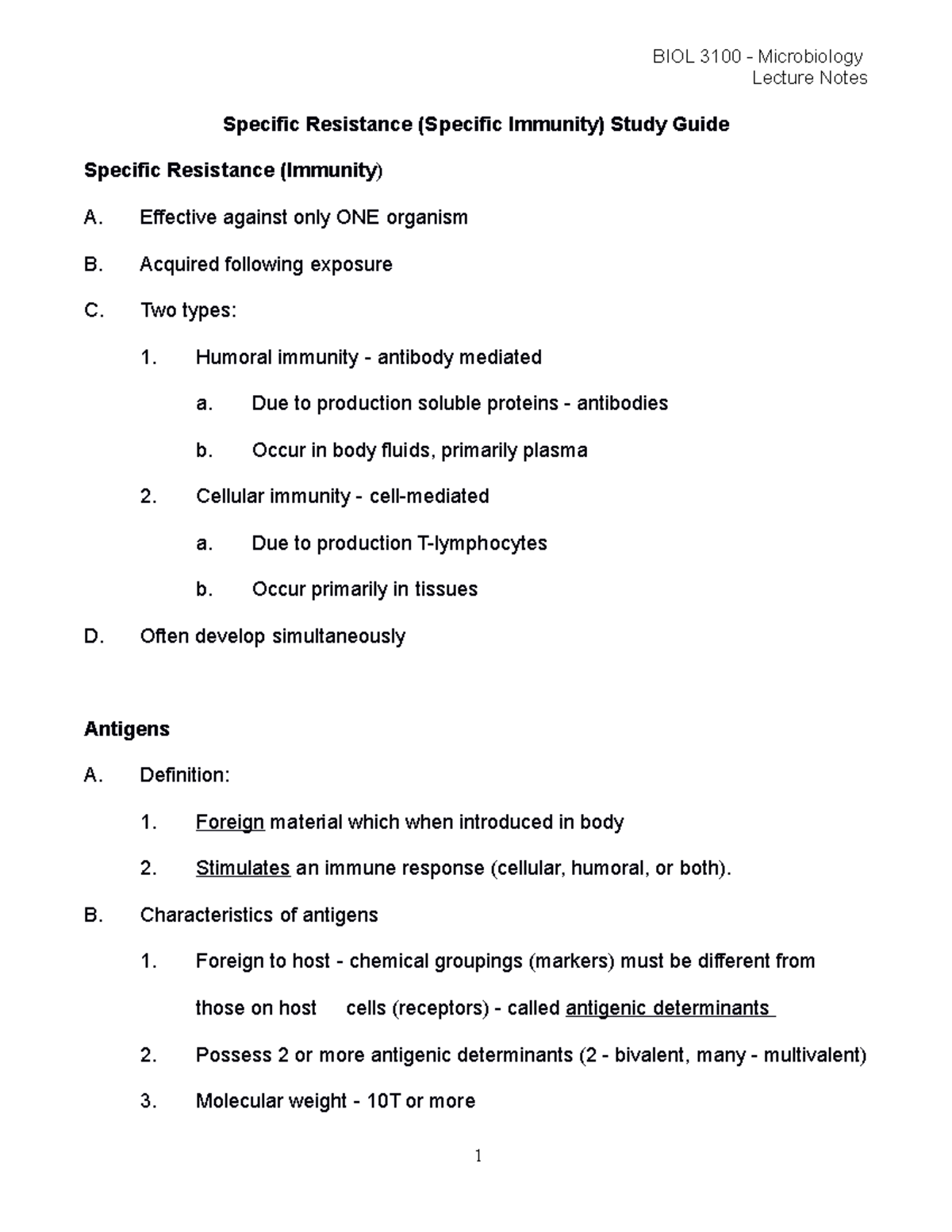 2021-microbiology-lecture-notes-biol-3100-specific-resistance-specific